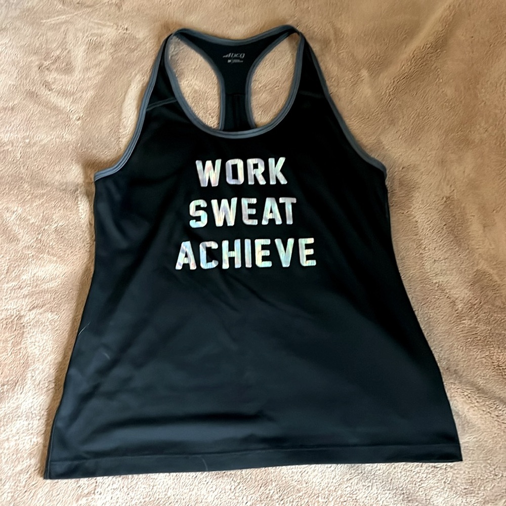 BCG sweat-wicking tank top.